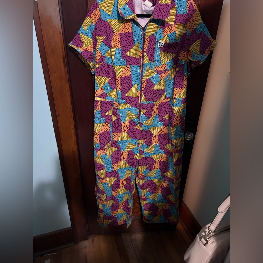 Lucy & Yak Colorful Patterned Jumpsuit